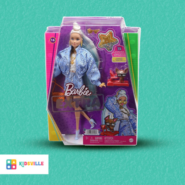 Barbie Extra Doll with Bandana Outfit and Accessories