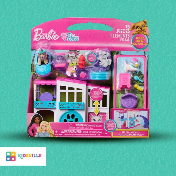 Barbie Pet Dreamhouse 2-Sided Playset