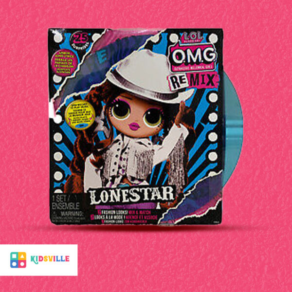 L.O.L. Surprise! O.M.G. Remix Lonestar Fashion Doll – 25 Surprises with Music