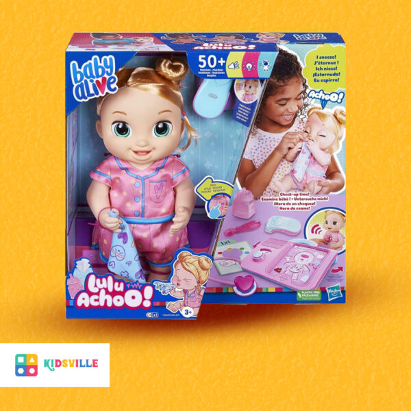 Baby Alive Lulu Achoo Interactive Doctor Play Doll 12inch