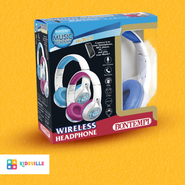 BONTEMPI WIRELESS HEADPHONES WITH LED LIGHTS