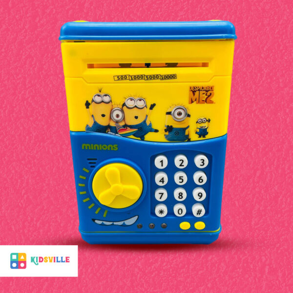 Cartoon Minions Electronic ATM Money Bank