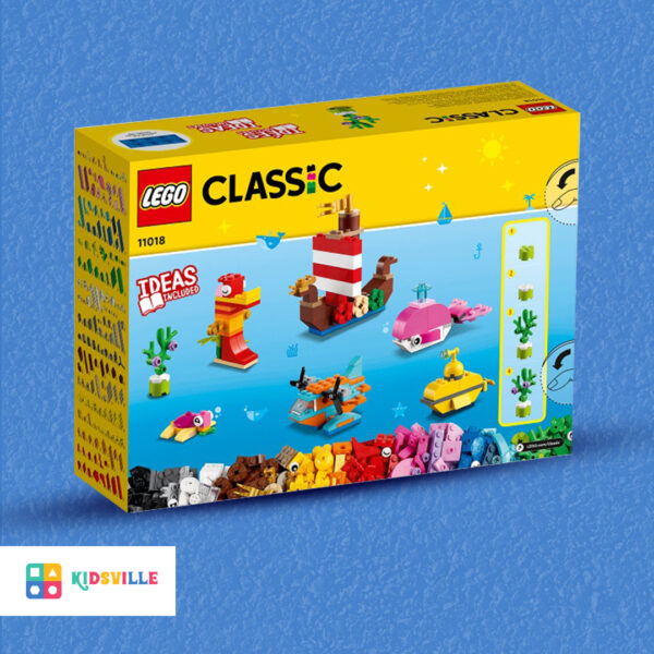 LEGO CLASSIC CREATIVE SEA FUN Block Building Toy 11018 From Japan New