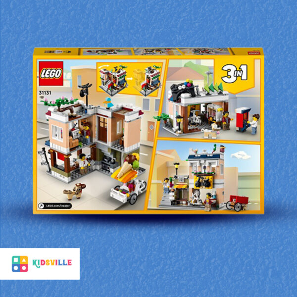 LEGO Creator Downtown Noodle Shop 31131 Toy Building Kit 569 pcs