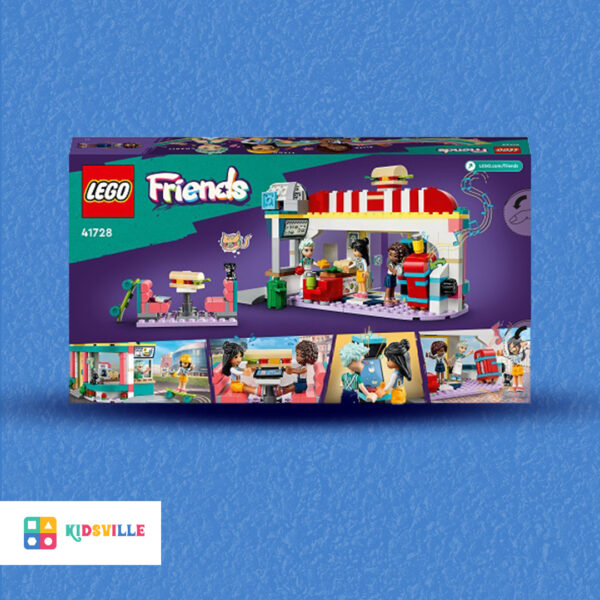 LEGO Friends Heartlake Downtown Diner Restaurant Playset, Toy for Kids Aged 6 Pl