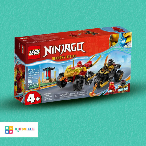 LEGO Ninjago Kai and Razz's Speed Chase 71789 Toy Block Gift Ninja Boy 4+