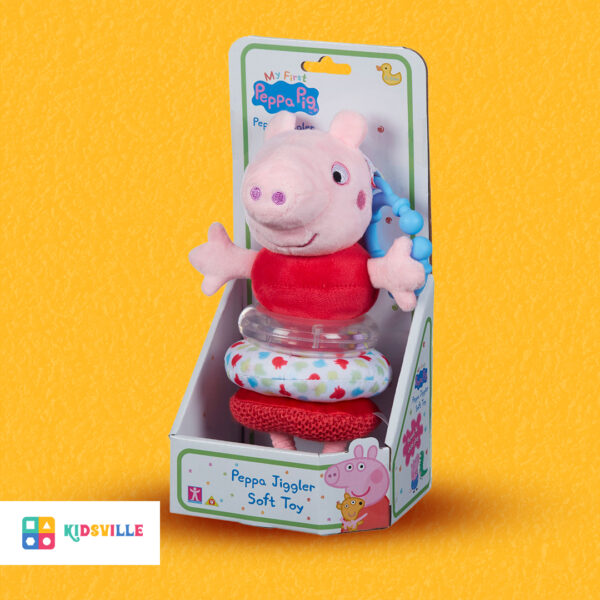 My First Peppa Pig - Peppa Jiggler Soft Toy with Rattle