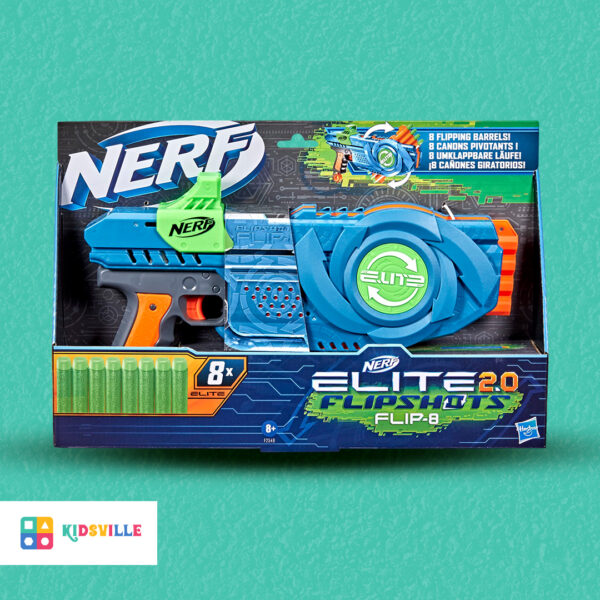 NERF ELIT 2.0 FLIPSHOTS 8 FLIPPING BARRELS