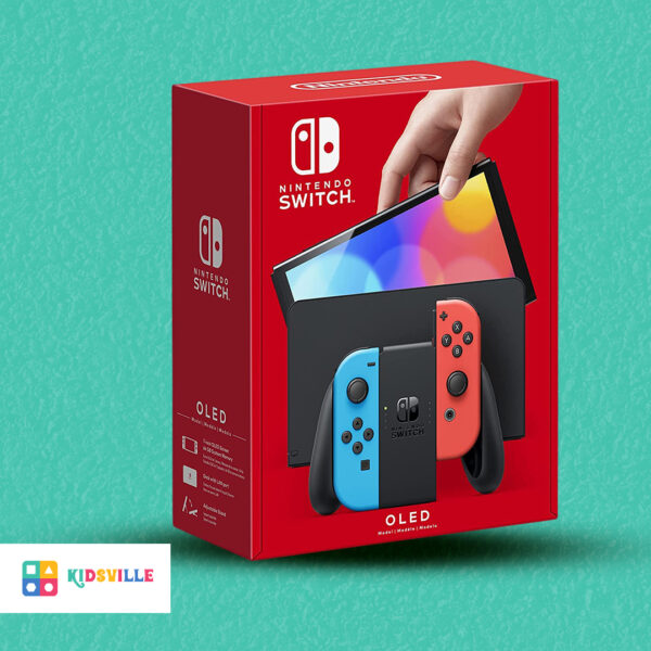 Nintendo Switch with Neon Blue and Neon Red Joy‑Con (JP)