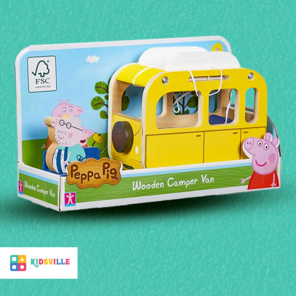 Peppa Pig - Wooden Camper with Figure