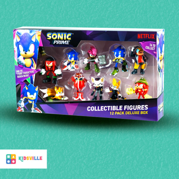 SONIC PRIME COLLECTIBLE FIGURES 12 PACK DELUXE BOX