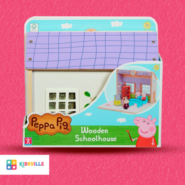 Toys Set of figures Peppa Pig Wooden school