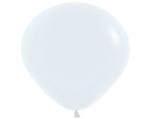 SEMPERTEX 12'' ROUND FASHION WHITE 100 PCS