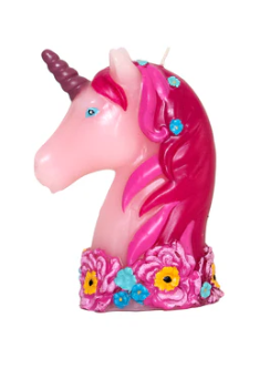 PINK UNICORN CANDLE