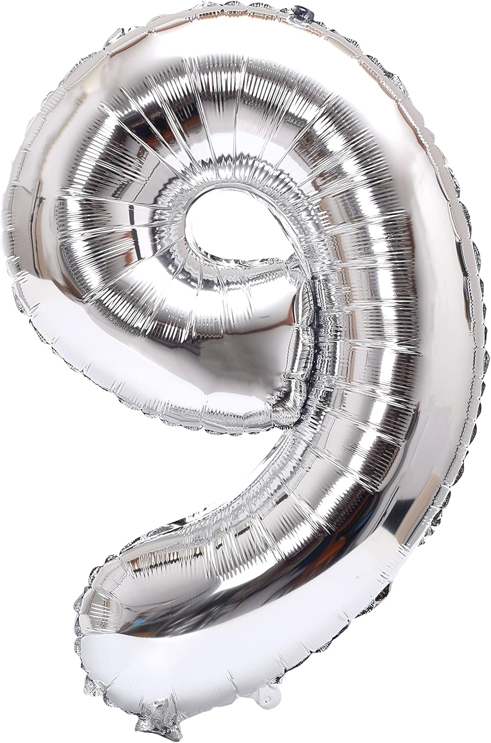 QUALATEX NUMBER FOIL SILVER 9