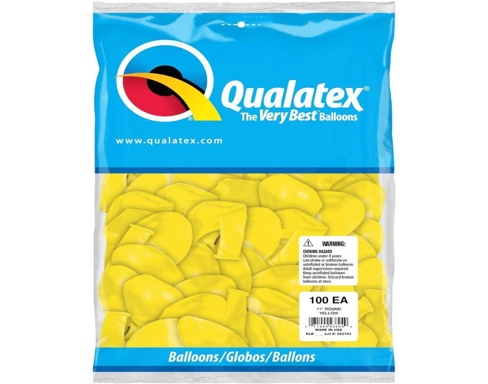 11'' QUALATEX YELLOW 100 PCS