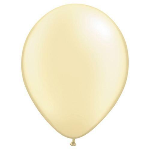 11" QUALATEX PEARL IVORY 100 PCS