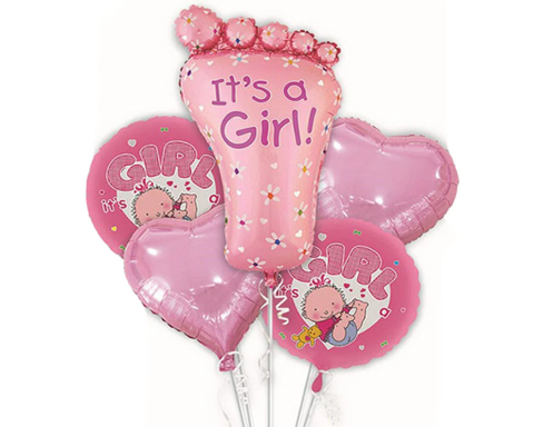 PINK ITS A GIRL AIR-FILLED DECORATION
